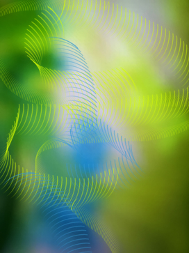 Aurora borealis, 2024, 80 x 60 cm
